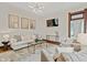 Stylish living room featuring a comfortable seating arrangement, modern lighting, and elegant decor at 2026 E 10Th St, Indianapolis, IN 46201