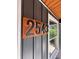 Close up of the number 2543 on the home's exterior siding and a window with a view at 2543 Union St, Indianapolis, IN 46225
