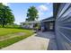 View of the side of the home with access to the detached garage at 2911 N 200 W Rd, Franklin, IN 46131