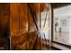 Hallway with a decorative wooden barn door and entry to an additional room at 2911 N 200 W Rd, Franklin, IN 46131