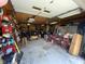 Spacious garage interior used as a workshop and storage area at 31 S Sugar Creek Dr, New Palestine, IN 46163
