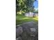 Fenced backyard featuring storage shed at 4614 Runyon Lake W Dr, Greenwood, IN 46143