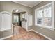 Cozy kitchen with bright tiles and white cabinets at 5430 N Kenwood Ave, Indianapolis, IN 46208