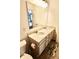 Bright bathroom featuring a double sink vanity, modern fixtures, and a large mirror for a functional space at 5473 Forest Glen Dr, Brownsburg, IN 46112
