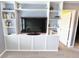Close-up of custom built-in shelves, perfect for storage and display at 5473 Forest Glen Dr, Brownsburg, IN 46112