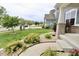 Street view of neighborhood with nice landscaping, well-maintained lawns and sidewalks at 5473 Forest Glen Dr, Brownsburg, IN 46112