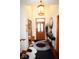 Inviting entryway with a modern rug and stylish decor creates a warm and welcoming ambiance at 5586 S 200 E, Franklin, IN 46131