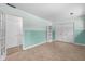 Bright bedroom featuring tile floors, a large closet, and two windows at 5631 Shelby St, Indianapolis, IN 46227