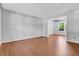 Spacious living room with wood floors and open layout at 6329 Whitaker Farms Dr, Indianapolis, IN 46237