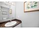 Cozy bathroom featuring a stylish vanity, mirror, and fresh paint at 6562 Quail Run, Fishers, IN 46038
