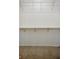 Spacious walk-in closet with storage shelves and a hanging rod at 7239 N Orchard Dr, Indianapolis, IN 46236