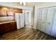 Kitchen featuring wood cabinets and stainless steel appliances at 7567 Muirfield Pl, Indianapolis, IN 46237