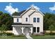 Charming two-story home featuring a covered porch and a beautifully landscaped front yard at 775 Rose Garden Way, Westfield, IN 46074