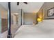 This is a bright and well-lit main bedroom with an attached sitting area at 8754 Lily Ct, Zionsville, IN 46077