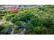Aerial view of a property close to Zionsville Town Hall and Zionsville Rail Trail; the home is located at 980 W Poplar at 980 W Poplar St, Zionsville, IN 46077
