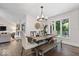 Dining room with view to the living room and view to the backyard at 12674 Banbury Cir, Carmel, IN 46033