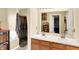 Bathroom featuring a double sink vanity and combined shower and bathtub at 17401 Austrian Pine Way, Westfield, IN 46074