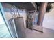Water heater and furnace in the basement at 402 N Oxford St, Indianapolis, IN 46201
