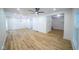 Bright and open living room with hardwood floors and neutral walls at 402 N Oxford St, Indianapolis, IN 46201