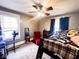 Nicely sized bedroom with fan, and good natural light at 430 W Locust St, Shelbyville, IN 46176