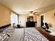 Spacious bedroom with a ceiling fan, dresser, and natural light at 430 W Locust St, Shelbyville, IN 46176