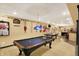 Finished basement game room with a pool table and ping pong table at 4704 Pearcrest Way, Greenwood, IN 46143