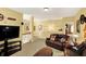 Upstairs living room with couches and entertainment area at 4704 Pearcrest Way, Greenwood, IN 46143