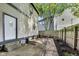 An inviting fenced backyard featuring a concrete patio, perfect for outdoor gatherings at 629 E 25Th St, Indianapolis, IN 46205