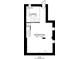 A detailed floor plan of the house's lower level, showcasing the layout of the recreation room and laundry area at 629 E 25Th St, Indianapolis, IN 46205