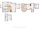 A floor plan illustrating the layout of the home's three floors at 718 E Washington St, Lebanon, IN 46052