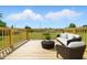 Outdoor deck with lounge seating and views of backyard at 1011 Robin Dr, Anderson, IN 46013