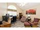 Home office with desk, chair, and decor at 1311 Flintlock Dr, Greenwood, IN 46143