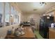 Functional kitchen view, including the dining area with a wooden table at 1325 N Gavin St, Muncie, IN 47303