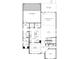 Detailed first-floor plan showcases a seamless flow between the living, dining, and kitchen areas at 14404 Stairbridge Pl, Carmel, IN 46074