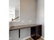 Upstairs office nook with desk area, cabinets, and convenient electrical outlets at 14620 Hinton Dr, Fishers, IN 46037