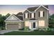 Charming two-story home with brick and siding exterior, showcasing a well-manicured lawn and inviting front entrance at 18980 Seaforth Way, Westfield, IN 46074