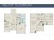 Hilltop floorplan showcasing the layout of the home, including bedrooms, kitchen, and living spaces at 18980 Seaforth Way, Westfield, IN 46074