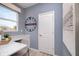 Functional home office with built in desk and ample counter space at 18980 Seaforth Way, Westfield, IN 46074