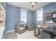 Cozy home office with natural light and comfortable seating at 18980 Seaforth Way, Westfield, IN 46074