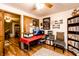 Bright home office featuring a large desk, ample storage, and natural light, perfect for productivity at 218 Narcissus Dr, Indianapolis, IN 46227