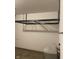 Garage with an installed overhead storage rack and water softener unit at 2485 Blue Ridge Dr, Greenwood, IN 46143