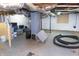 Unfinished basement showing utilities, storage, and potential for customization at 2650 S Meridian St, Indianapolis, IN 46225