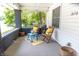 Inviting front porch with charming decor, seating, and a relaxed outdoor atmosphere at 2650 S Meridian St, Indianapolis, IN 46225