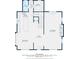 Layout featuring a kitchen, pantry, living room, dining area and foyer at 3101 N Washington Blvd, Indianapolis, IN 46205