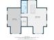 Layout of a bedroom, bathroom, walk-in closet, and Gathering room on the fourth floor at 3101 N Washington Blvd, Indianapolis, IN 46205