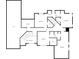 Second-floor layout includes bedrooms, bathrooms, laundry, and attic access at 3893 Bent Tree Ln, Greenwood, IN 46143