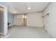 Unfinished basement offers potential for customization and additional storage space at 4020 Eisenhower Dr, Indianapolis, IN 46254