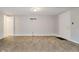 Unfinished basement offers an open layout and potential for customization to fit your needs at 4020 Eisenhower Dr, Indianapolis, IN 46254