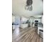 Spacious kitchen with stainless steel appliances, white cabinets, and hard surface floors at 430 N Greenbriar Dr, Greenwood, IN 46142