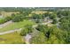Open land aerial view offering great location with easy access to train tracks, road, and close proximity to town at 4305 Five Points Rd, Indianapolis, IN 46239